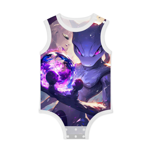 All-Over Print Baby Tank Bodysuit | 100% Cotton