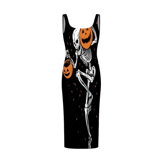 All-Over Print Women's Midi Cami Dress
