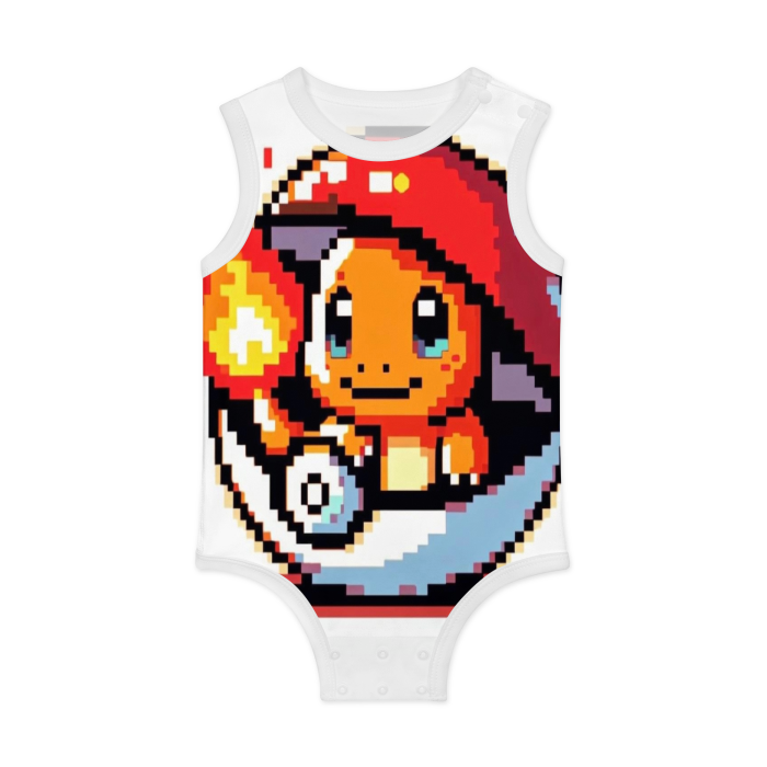 All-Over Print Baby Tank Bodysuit | 100% Cotton