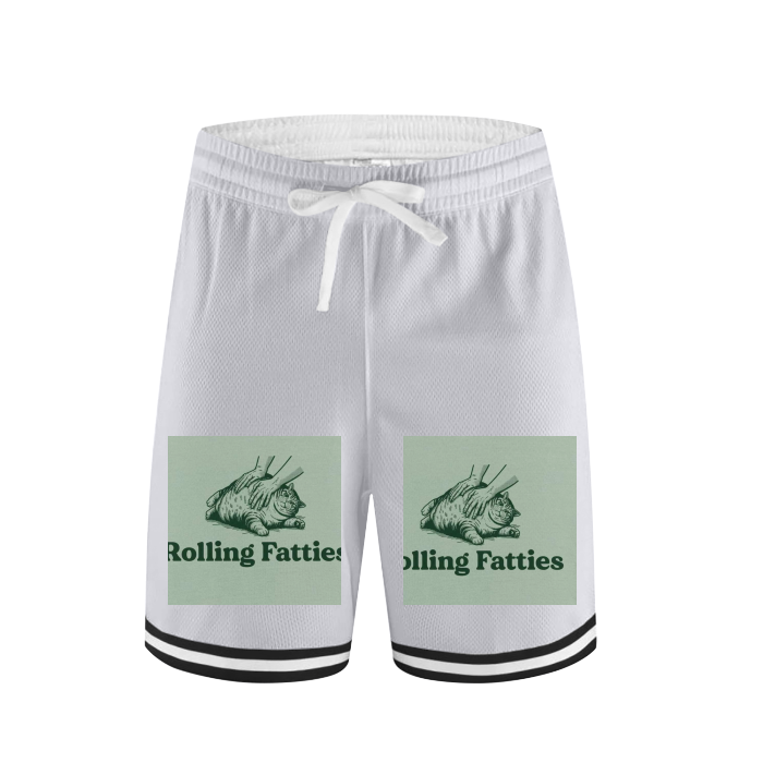 Classic Stripe Trim Zip Pocket Basketball Shorts - 160 GSM