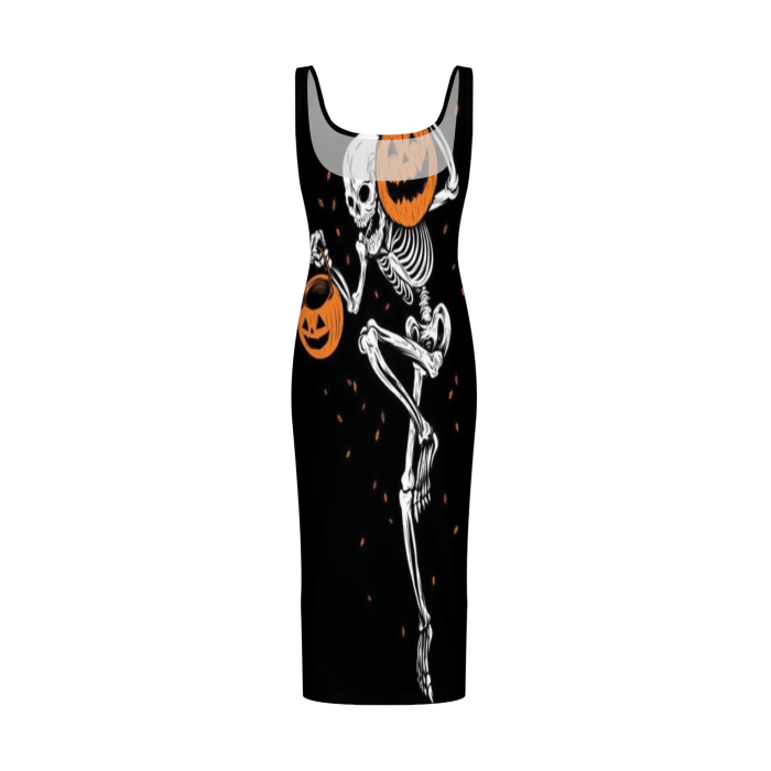 All-Over Print Women's Midi Cami Dress