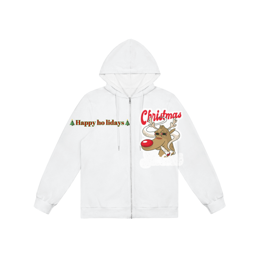 All-Over Print Women's No Pocket Zip Hoodie