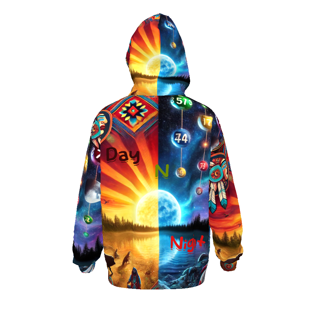 Streetwear All-Over Print Unisex Drop Shoulder Oversized Hoodie