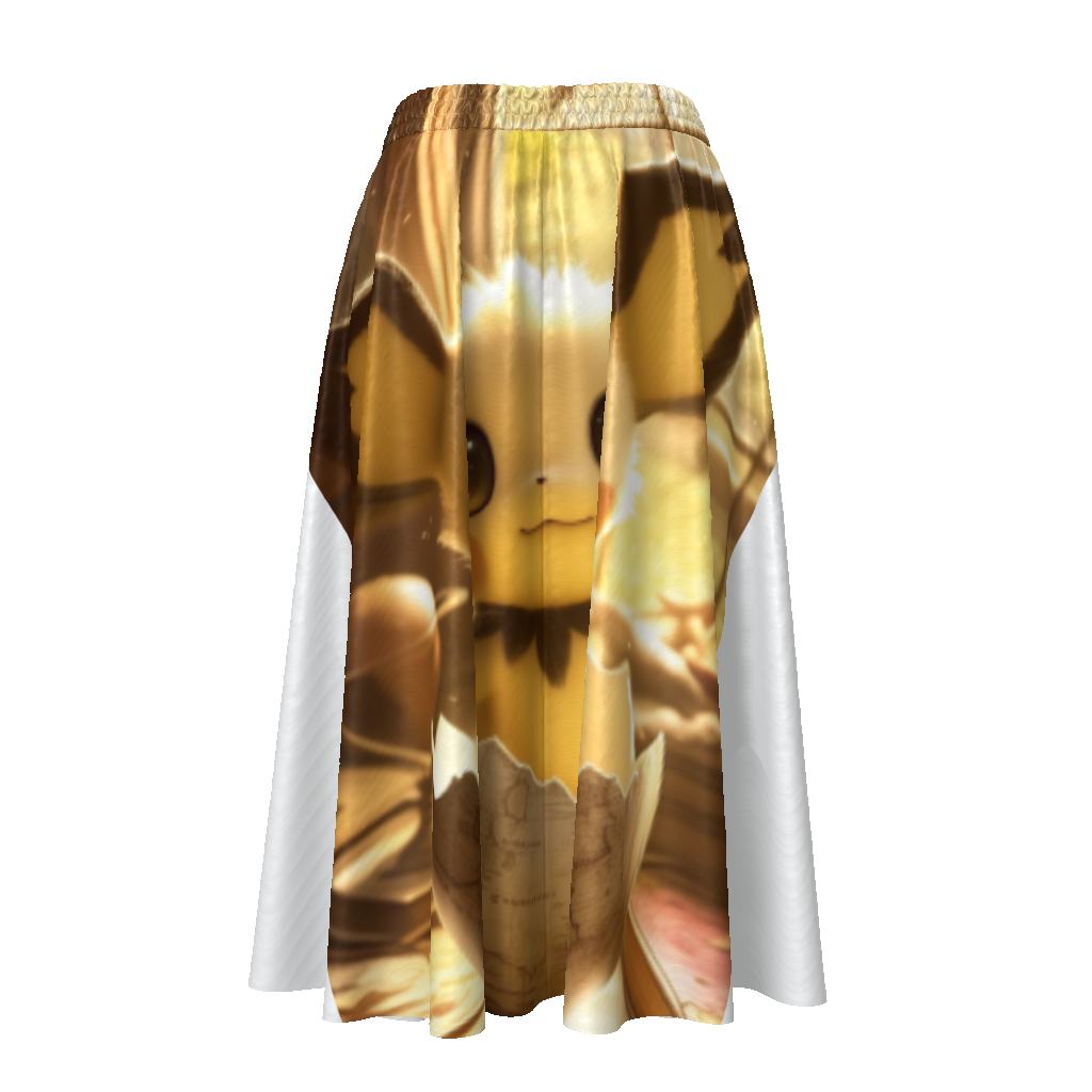 All-Over Print Women's Flared Midi Skirt