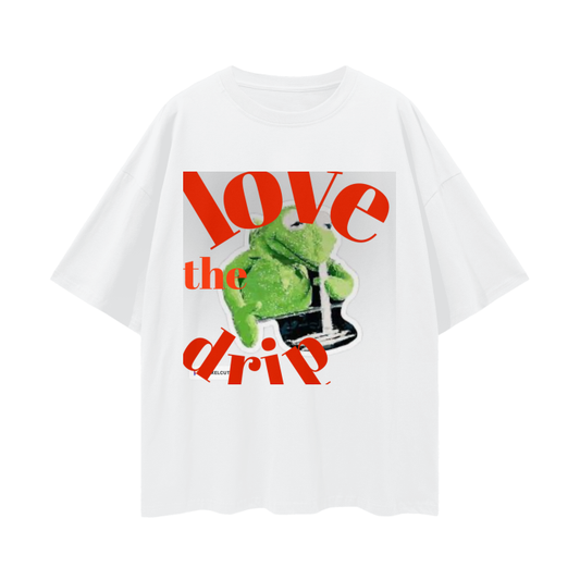 Oversize Deep Drop Shoulder Tee - 190 GSM