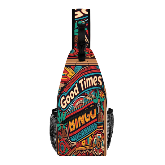 Streetwear All-Over Print Chest Bag