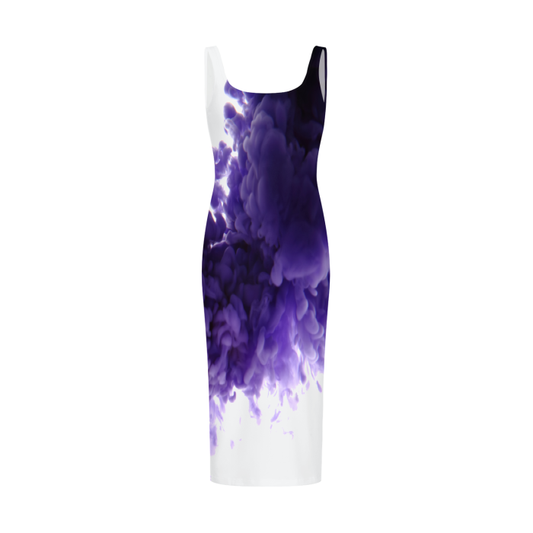 All-Over Print Women's Midi Cami Dress