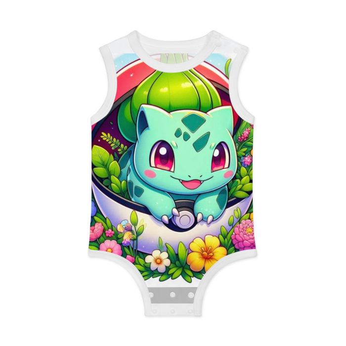 All-Over Print Baby Tank Bodysuit | 100% Cotton