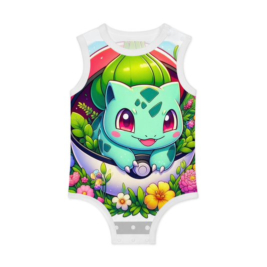 All-Over Print Baby Tank Bodysuit | 100% Cotton