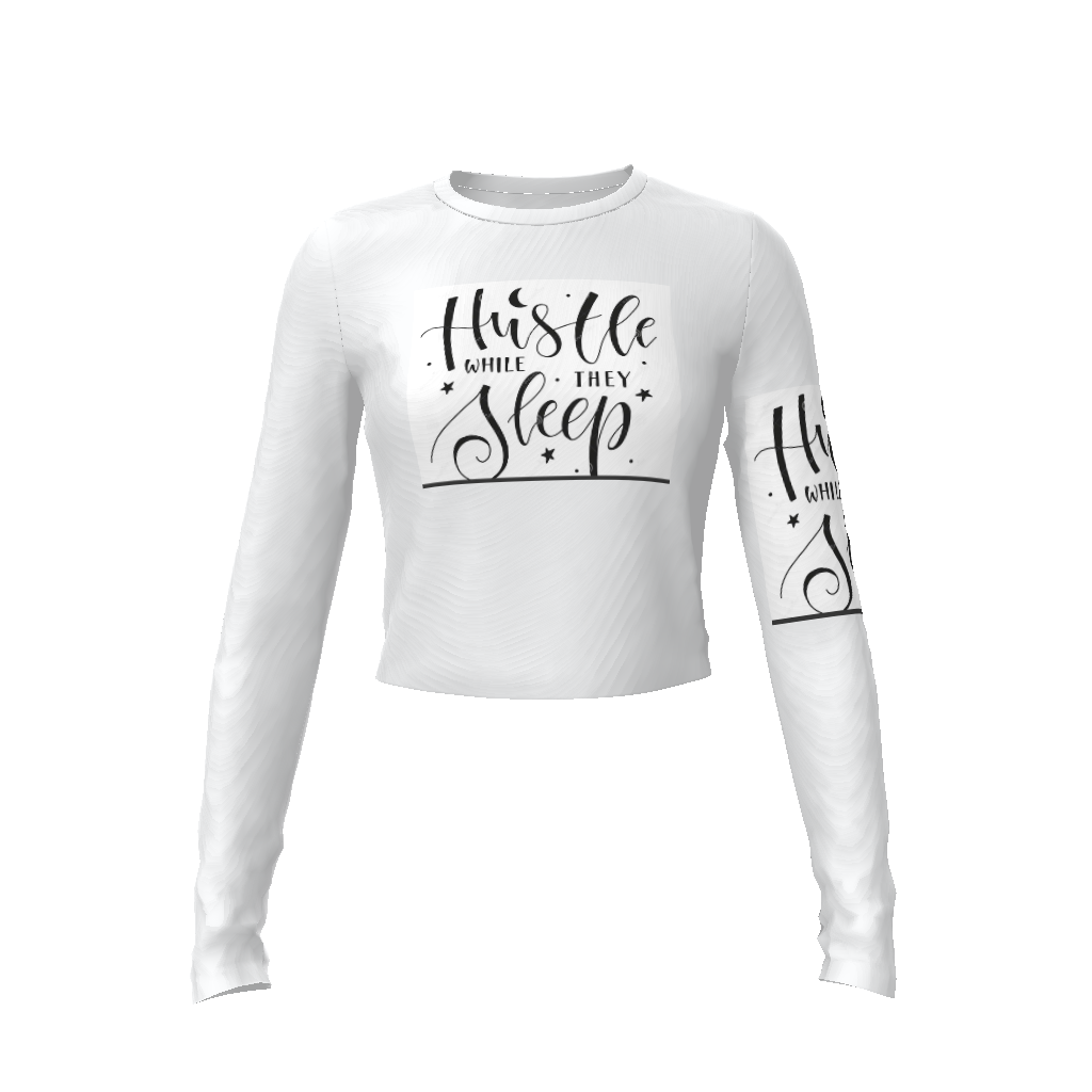 All-Over Print Women's Mesh Crop Top