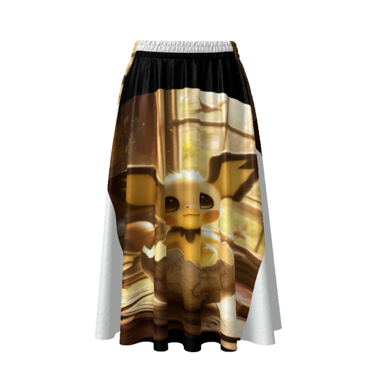All-Over Print Women's Flared Midi Skirt