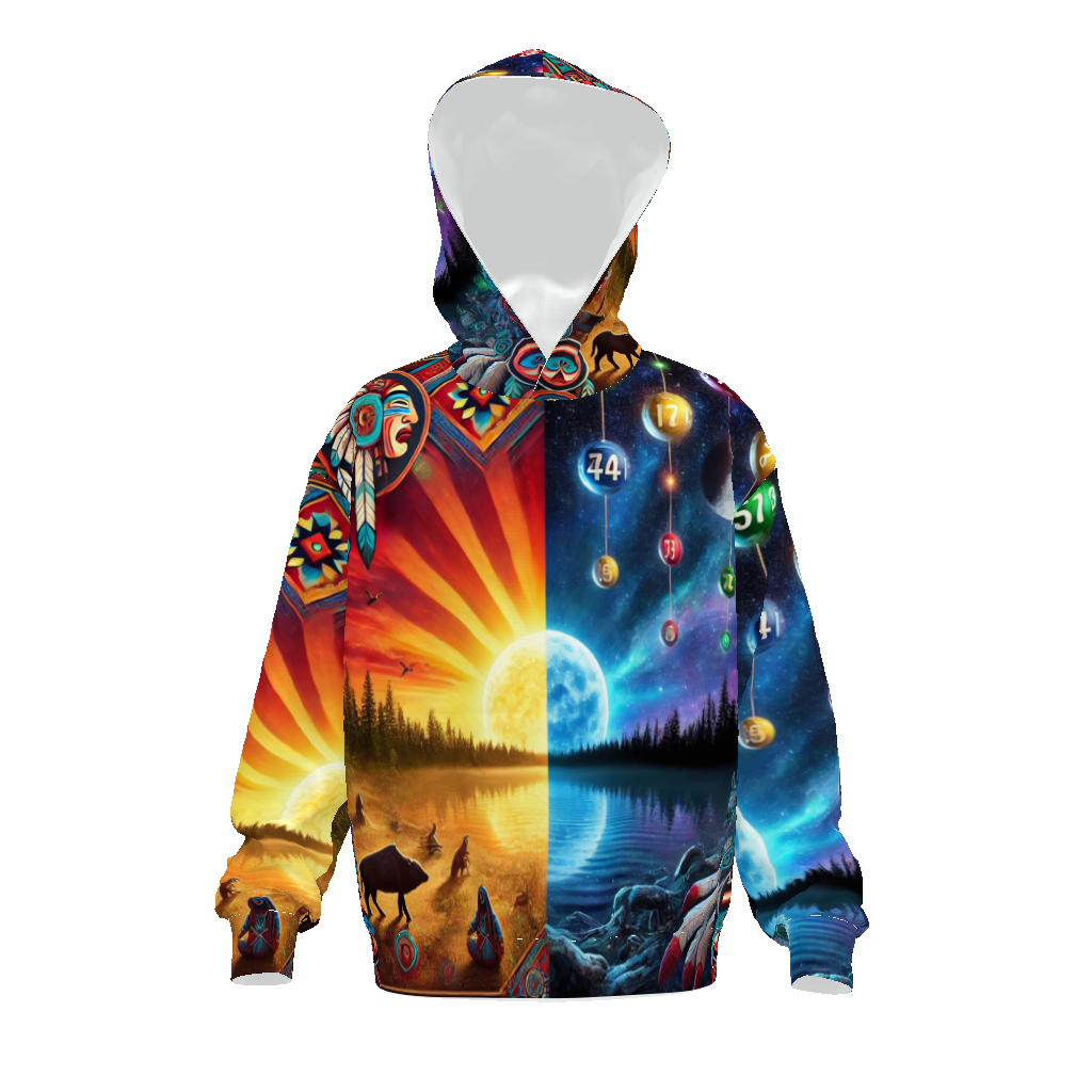Streetwear All-Over Print Unisex Drop Shoulder Oversized Hoodie
