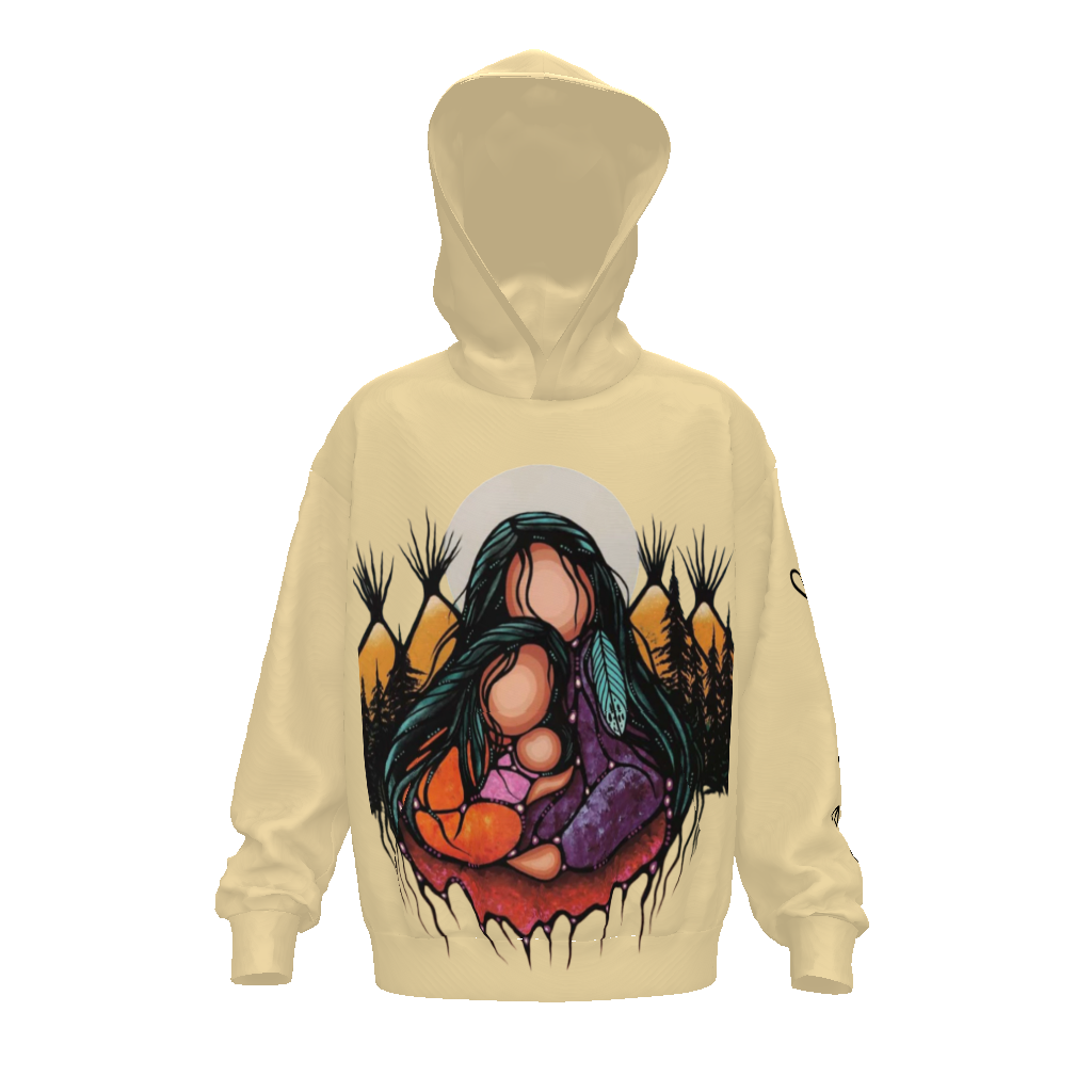 Streetwear All-Over Print Unisex Drop Shoulder Oversized Hoodie
