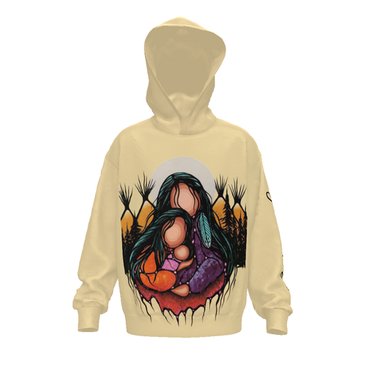 Streetwear All-Over Print Unisex Drop Shoulder Oversized Hoodie