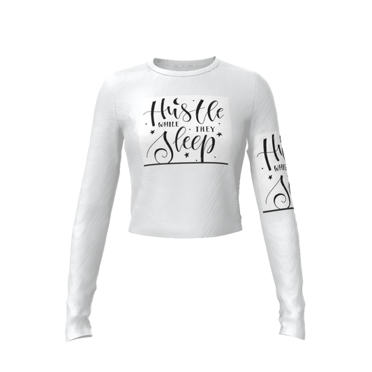 All-Over Print Women's Mesh Crop Top